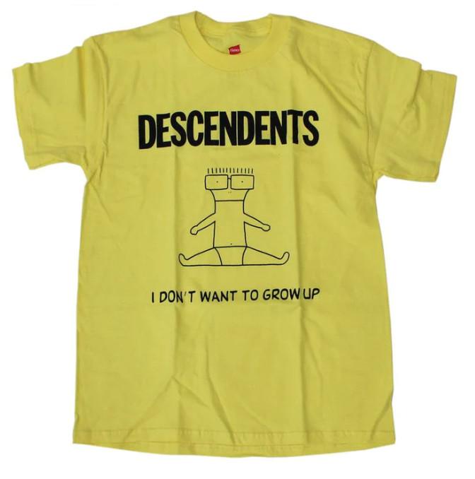

Descendents I Don t Want To Grow Up T-Shirt Yellow New Unisex T-Shirt XXXL