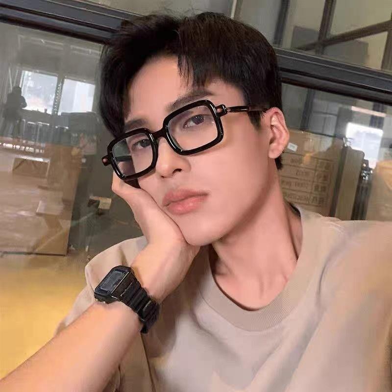 6 Stück +100 bis +400 Quadratische Schwarze Dicke Rahmen Blaulichtblockierende Lesebrillen Stil Herren- und Damen-Alterssichtigkeit Brillen