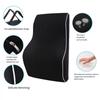 Soft Lumbar Support Pillow Comfortable Car Seat Waist Cushion Memory Cotton Back Cushion  Office