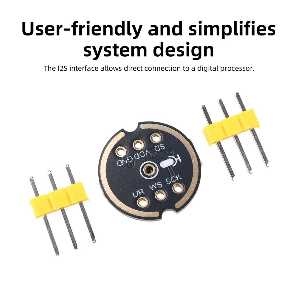 MS3625 MEMS Omnidirectional Microphone Module High Precision Low Power I2S Interface Compatible with ESP32 INMP441 High SNR