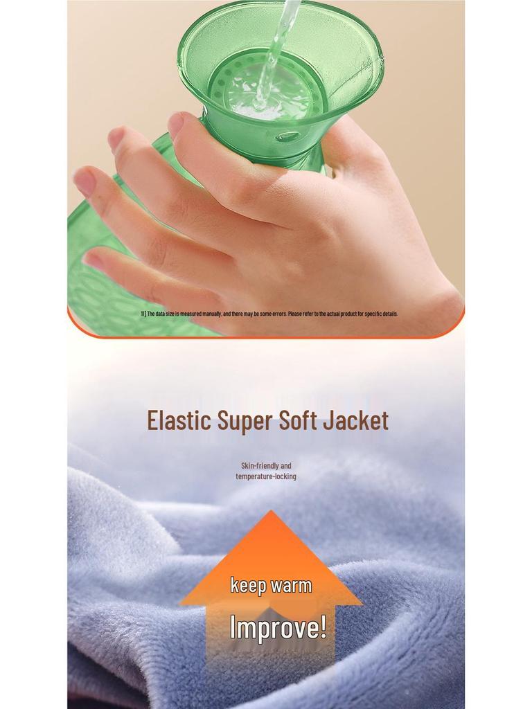 U-Shaped Neck Protection Hot Water Bottle Pillow - Thickened Hot Compress for Cervical Vertebra, Explosion-Proof Design