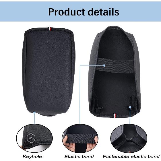 Center Console Armrest Cover Compatible With Jeep Wrangler JL/JLU 2018-2024 2025 And Jeep Gladiator JT Truck 2024 2025, Accessories PU Leather