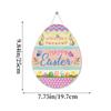 Pendant Welcome Door Sign Decorations Door Plaque Decoration Practical Hanging Easter Bunny Egg