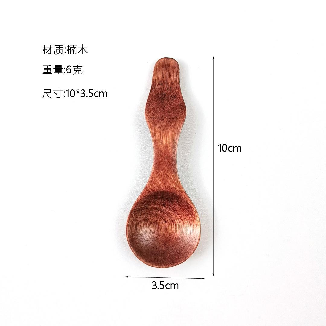 

1Pcs Cooking Dessert Long Handle Tableware Kitchen Teaspoon Wooden Spoon Spoons Soup Spoon Coffee Spoon Kitchen Supplies