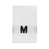 In-Stock Universal Black & White Folded Neck Labels for Men's & Women's Clothing