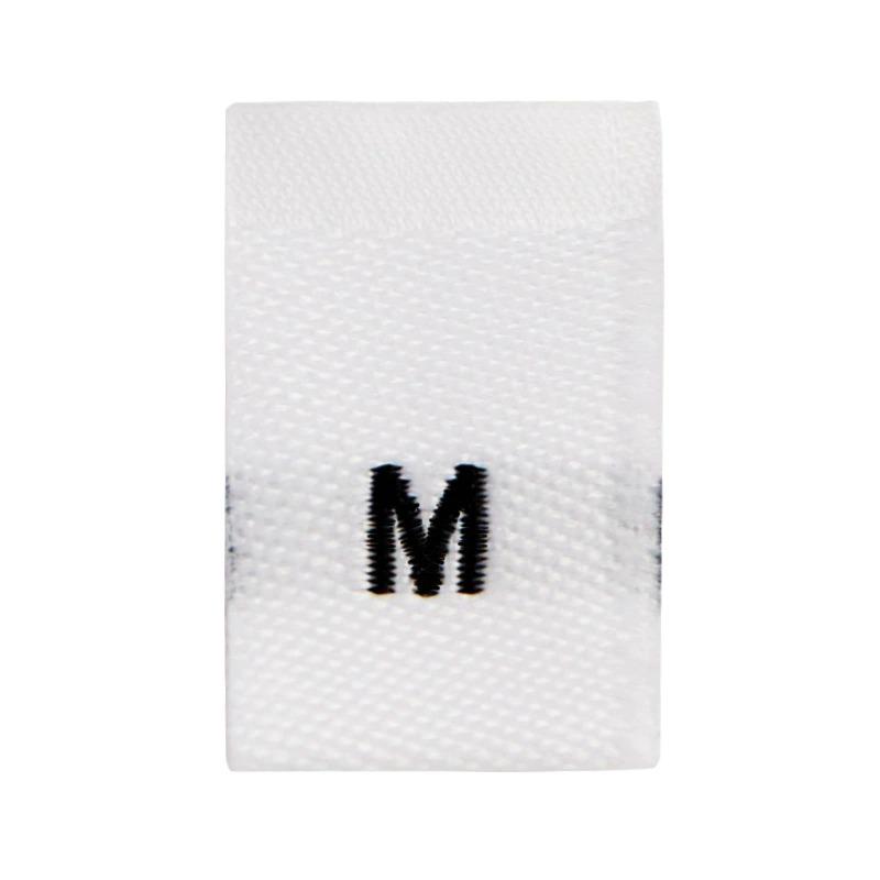 In-Stock Universal Black & White Folded Neck Labels for Men's & Women's Clothing
