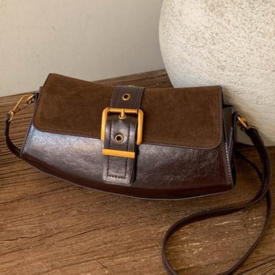 Una Borsa da Pendolare Versatile, Retrò e di Alta Gamma, Una Borsa a Spalla Singola Crossbody