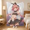 Fate Apocrypha Anime Throw 240G Flannel Blanket, Suitable For Sofas, Beds, Offices,  Exquisite Gift Blankets