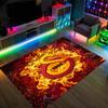 Tappeto in Velluto di Cristallo Design Galatasaray FC Accogliente Non?Tappeto Stampato Antiscivolo per Camera da Letto Soggiorno Ingresso