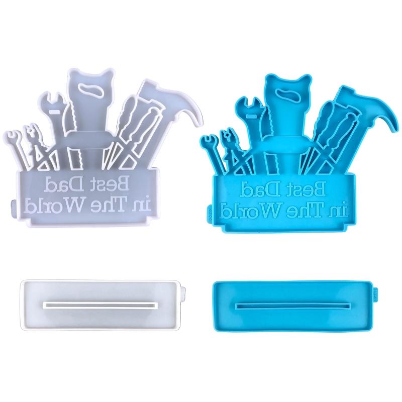 DIY Father's Day Gift Wall Hanging Mould Living Room Wall Pendant Decorative Silicone Mould Diy for Creative Handmade Mo