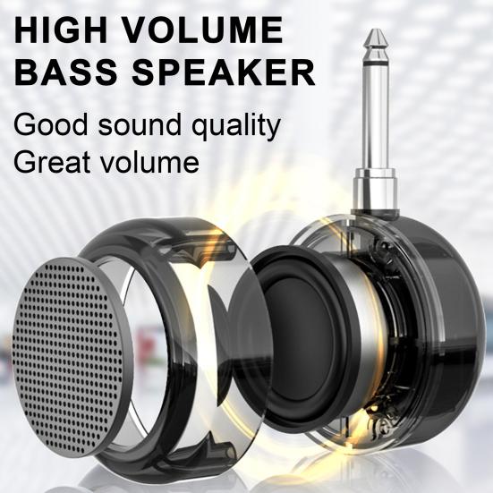 Electric Guitar Speaker Large Volume Amplifier Bluetooth-compatible Loudspeaker with Powerful Bass Effect for Music
