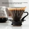 V60 Paper Coffee Filters, 100 Sheets, Disposable Coffee Drip Paper, Natural Wood Pulp Coffee Strainer Paper, for 2-4 Cups [V]