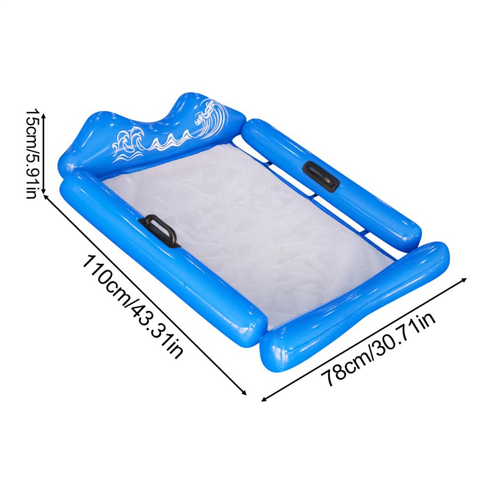 Multi-Purpose Hammock Pool Floats Adults Pool Water Sports Toys Inflatable Pool Floats PVC Water Hammock Lounge Floaties