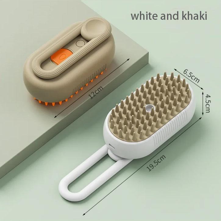 

New Pet Spray Comb for Cats and Dogs Pet Electric Spray Hair Removal Comb One Key Spray Anti-Flying Massage Brush Clean Massage