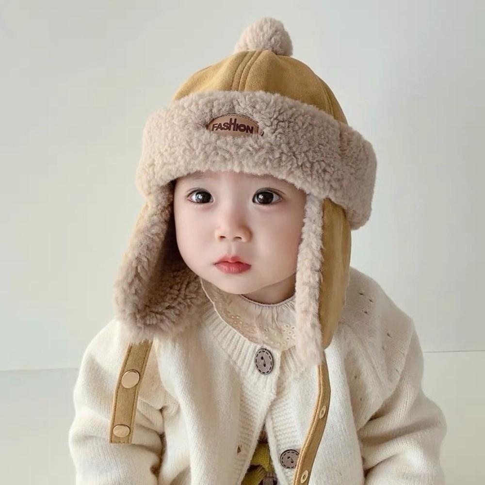 Cute Kid Lei Feng Hat Fleece-Lined Ear Protection Cap New Warm Hat Children