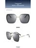 New Women's Polarized Sunglasses - Fashionable European and American Street Style Metal Trend