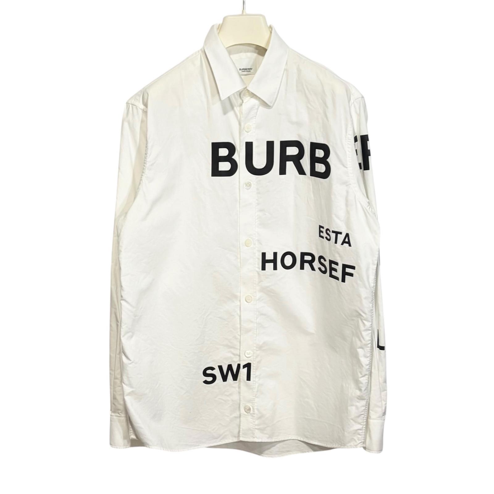 Used BURBERRYLong sleeve shirt white mens