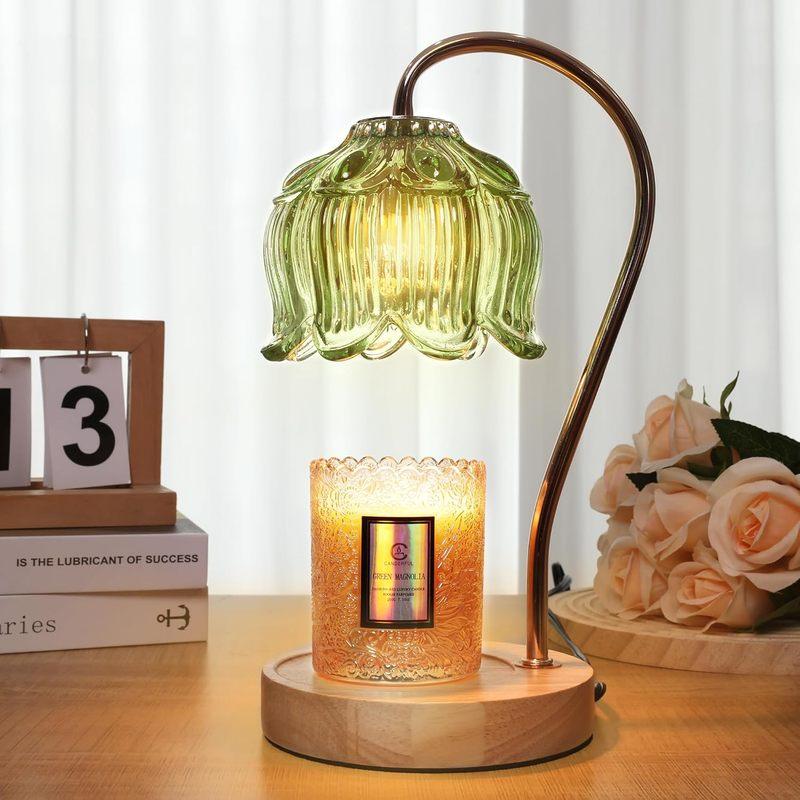 

Candle Warmer Lamp, Candle Warmer Light with Timer & Dimmer, Candle Warmer Lamp Adjustable Height, No candles included UK Plug