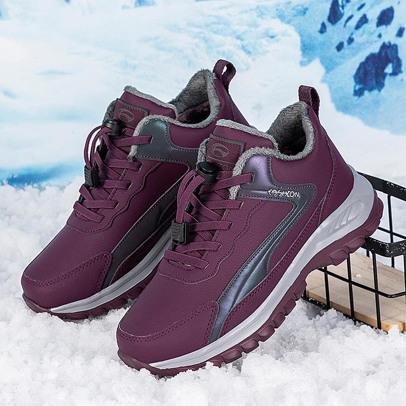 Winter Grandpa Travel Velvet Warm Non-slip Father Sports Cotton Shoes