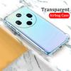 For OPPO Find X9 Ultra Case Air Protection Silicone Clear Transparent Shockproof Housing for OPPO Find X9 Ultra Phone Casing