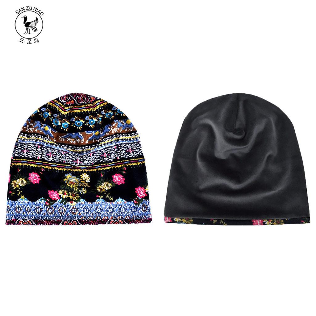 Frühling und Sommer dünnes Material Stretch-Baumwolle Druckmuster Outdoor Radfahren Shopping vielseitige Schal Kopfbedeckung