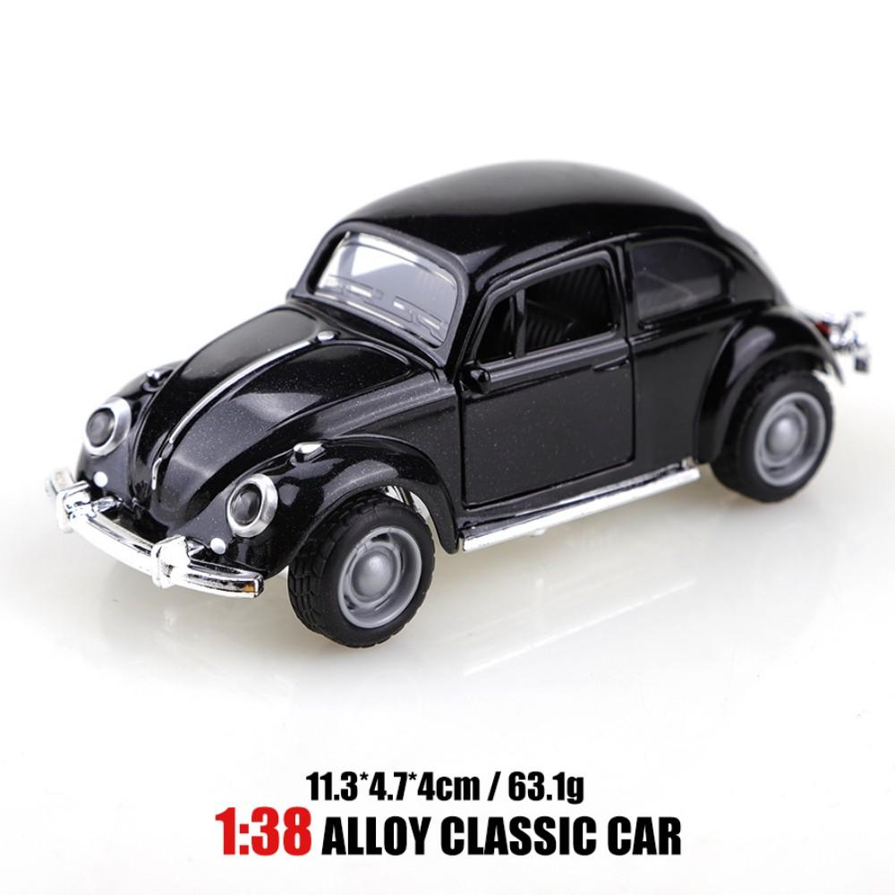 Retro Beetle Alloy Car Model Toy for Collection Exquisite Simulation Design Cake Decoration Home Office Display Gift