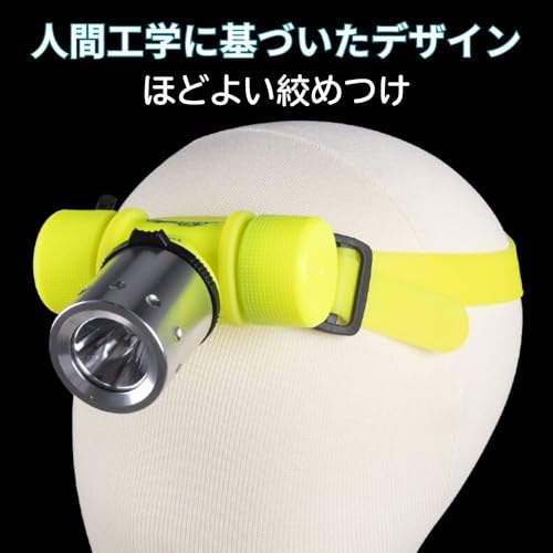 D.Stomo Diving Light Headlamp, T6 LED, Ultra Bright, High Power, 3 Lighting Modes, Long Distance Illumination, Camping, Mountaineering, Nighttime Use,