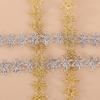 5 meters/16.4ft each pack lace sewing golden trims ribbons curtain curve accessory handmade DIY craft bra dress gowns decoration