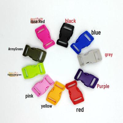 1,5 cm Plastikschnallen für DIY-Armbandherstellung und Gepäckzubehör