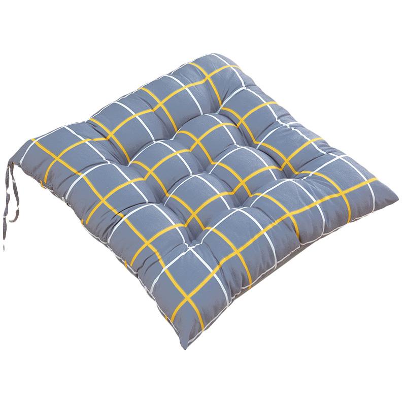 1PC Ultra Weiche Leinen Stuhl Kissen Sitzkissen Sitz Pad Mit Krawatten Auto Sitz Matte Dicke Wohnzimmer