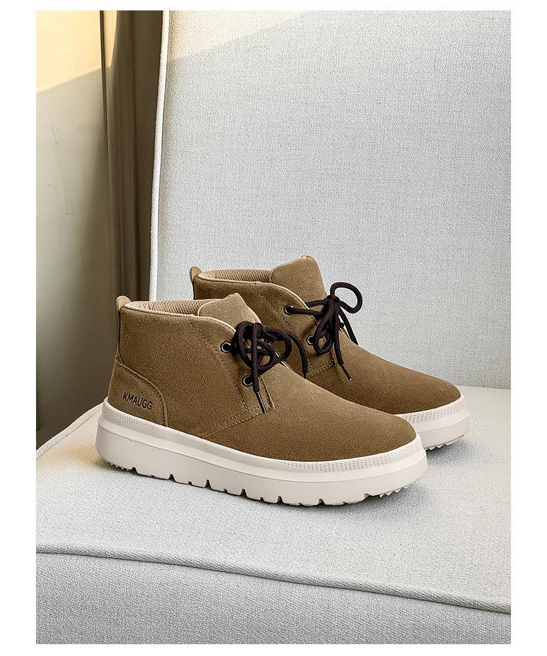 Men's Winter Casual Snow Boots with Velvet Lining