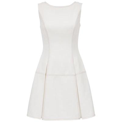 2025 Summer Cotton Blend Pleated A-line Dress