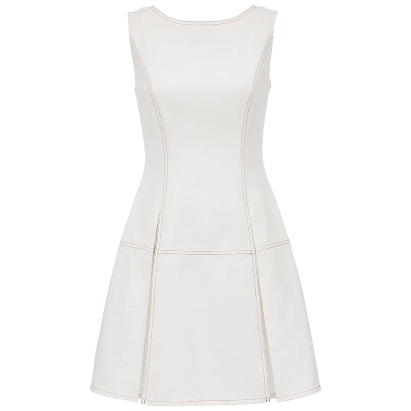 

VEROMODA 2025 Summer Cotton Blend Pleated A-line Dress M