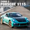 1/24 Porsches 911 TARGA TURBO S Alloy Racing Car Model Diecasts Simulation Metal Toy Car Model Sound Light Collection Gift