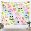 Mermaid Princess Kids Tapestry,Dolphin Tropical Fish Coral Marine Life Wall Tapestries,Girls Women Room Decor,Undersea World