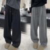 High-Waisted Silver Sparkle Maternity Sweatpants - Plus Velvet, Loose Fit, Autumn/Winter Sportswear