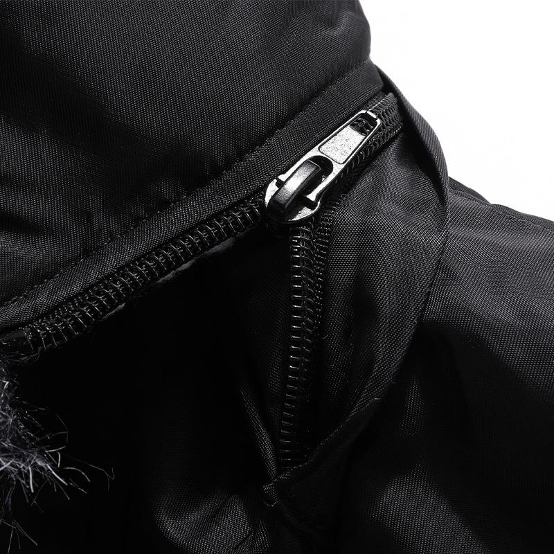 Outdoor Casual DownParkas Coat Oversize Plus Velvet Thick  Brand Keep Warm Winter Men's Black Red Padded Oversized Jacket
