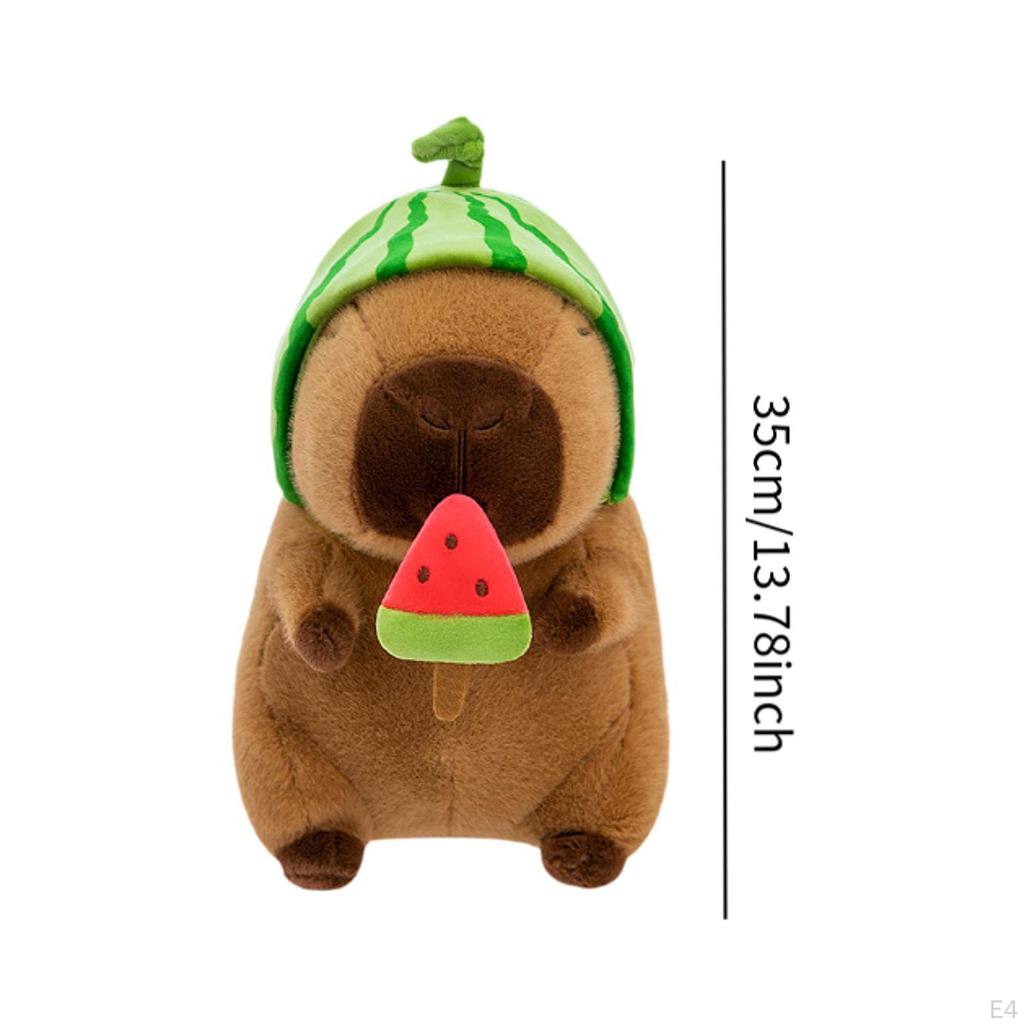 Capybara Plush Doll Animal Toy Plushie Accompany for Teens Children
