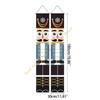 2025 New Year Nutcrackers Soldier Decoration Couplet Santa Hanging Flag 55KF