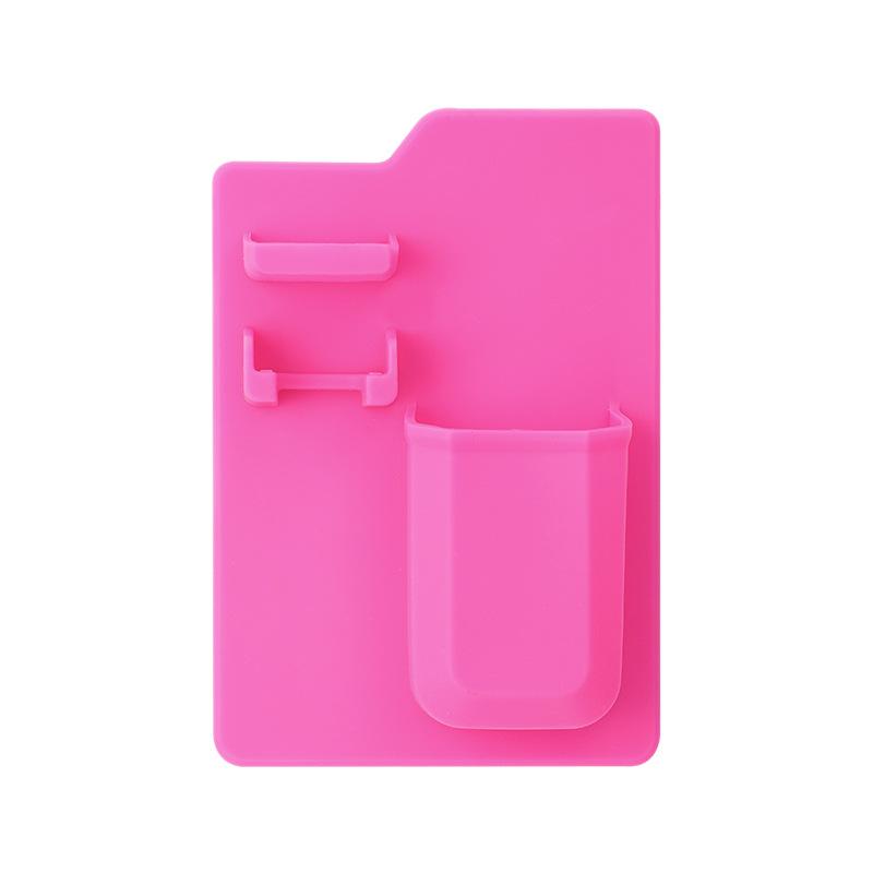1pc 14.5x16.5x13cm Fashion Silicone Mirror Self Grips Mirror Shatterproof Shaving Makeup Shower Silicone Travel Washroom
