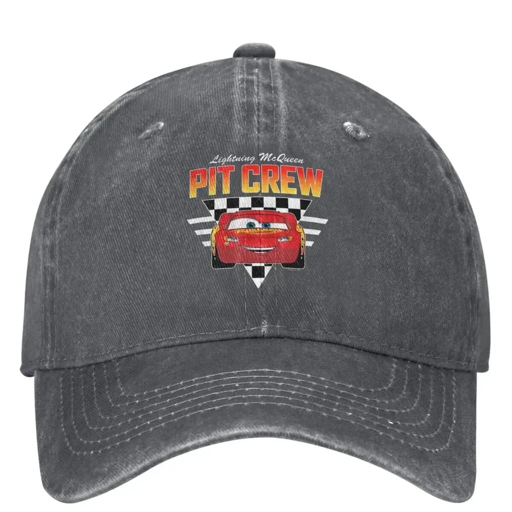 Cars Pit Crew Baseball Cap Vintage Couple Women Trucker Dad Hat Sunshade Hunting Camping Baseball Caps Gift