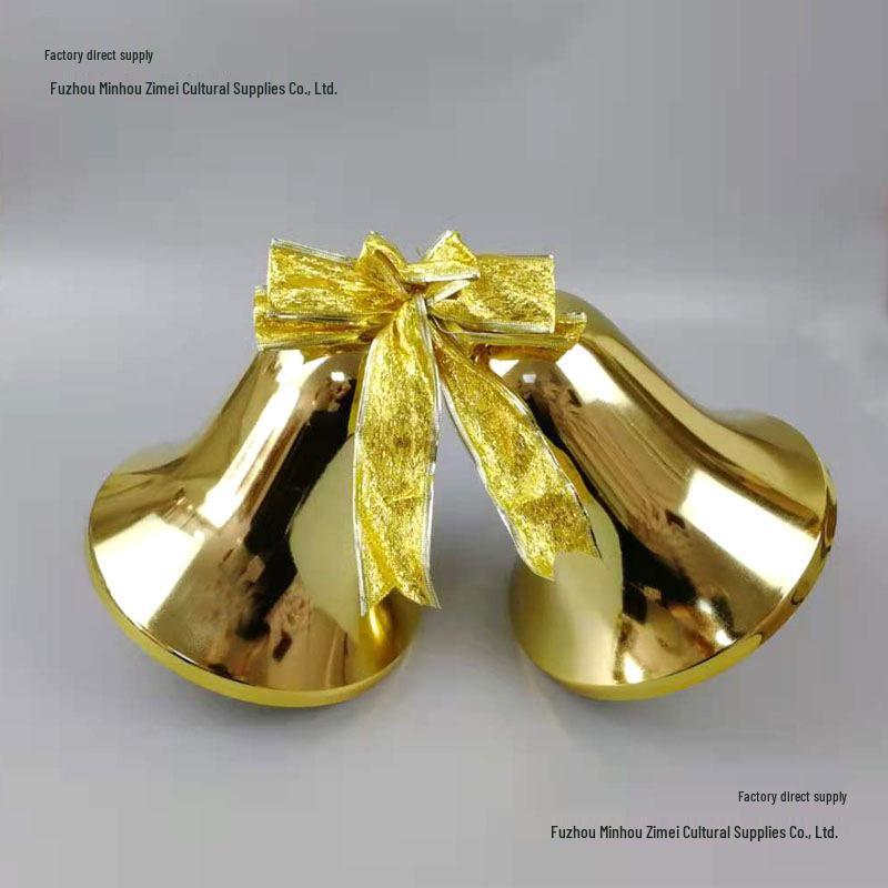 80cm Extra Large Double Bell: Christmas Decoration for Malls & Hotels