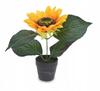Artificial Plant In A Pot, Sunflower, 22 Cm