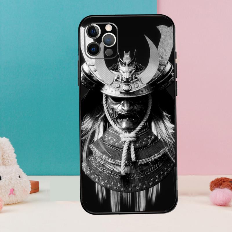 Japanese Samurai Case For iPhone 14 13 12 11 15 16 Pro Max X XR XS Max 14 Plus Soft Back Cover