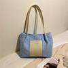 Stylish Large Tote Bag For Women 2023 Plush Nylon Handheld Casual Bag In Multiple Colors