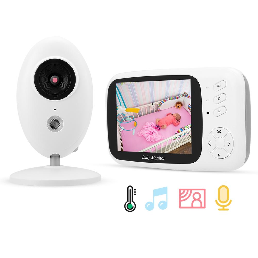 XF808 3.5inch Wireless Baby Monitor IR Camera Baby Sleep Security Video LCD