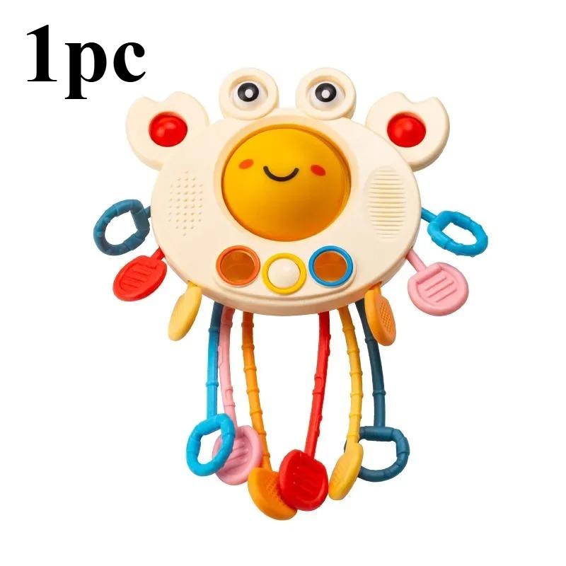 

1pc/2pcs Montessori Sensory Development Baby Toys Pull String Finger Grasp Training Early Learning Education Toys