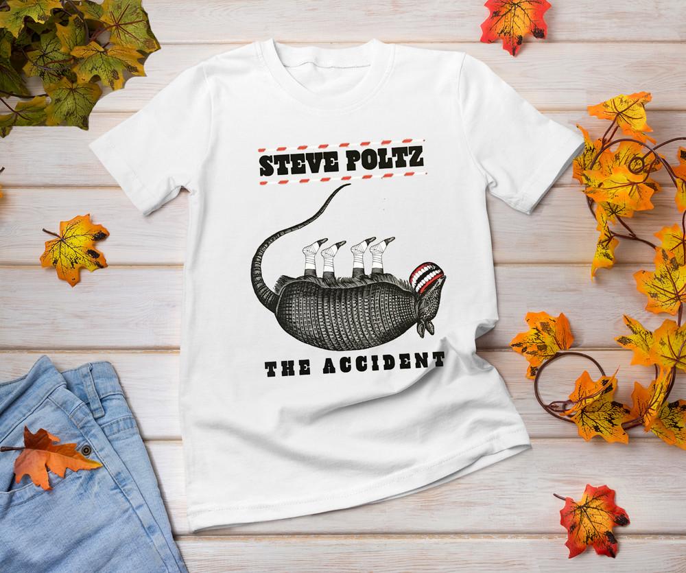 

New The Accident Steve Poltz Shirt White Men all size Shirt Unisex T-Shirt M