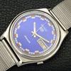 AUTOMATIC VINTAGE SEIKO 5 JAPAN 7009A MENS BLUE COLOR DIAL WATCH A701362-5 R206a-a701362