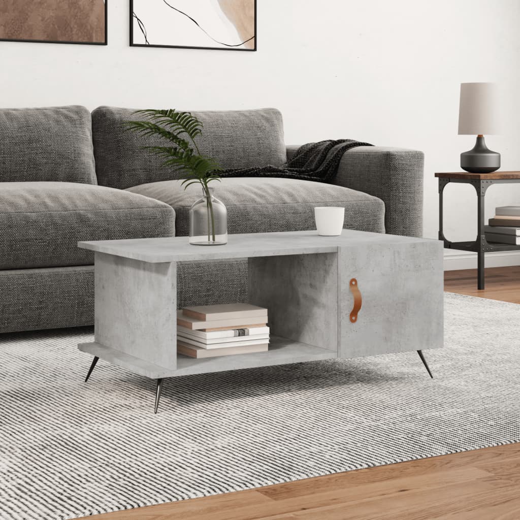 Coffee Table, Concrete Grey, 90x50x40 Cm